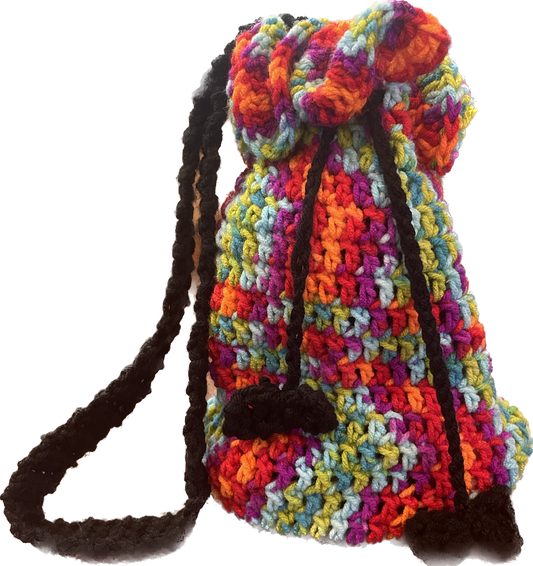 Café Crochet Bucket Bag